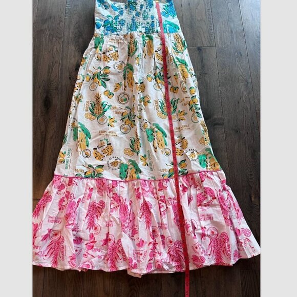 FARM Rio Strapless Tropical Print Dress - Picture 10 of 10